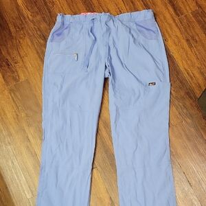 Koi Lite Woman Pant Lite Blue Size Large slim Fit Scrubs